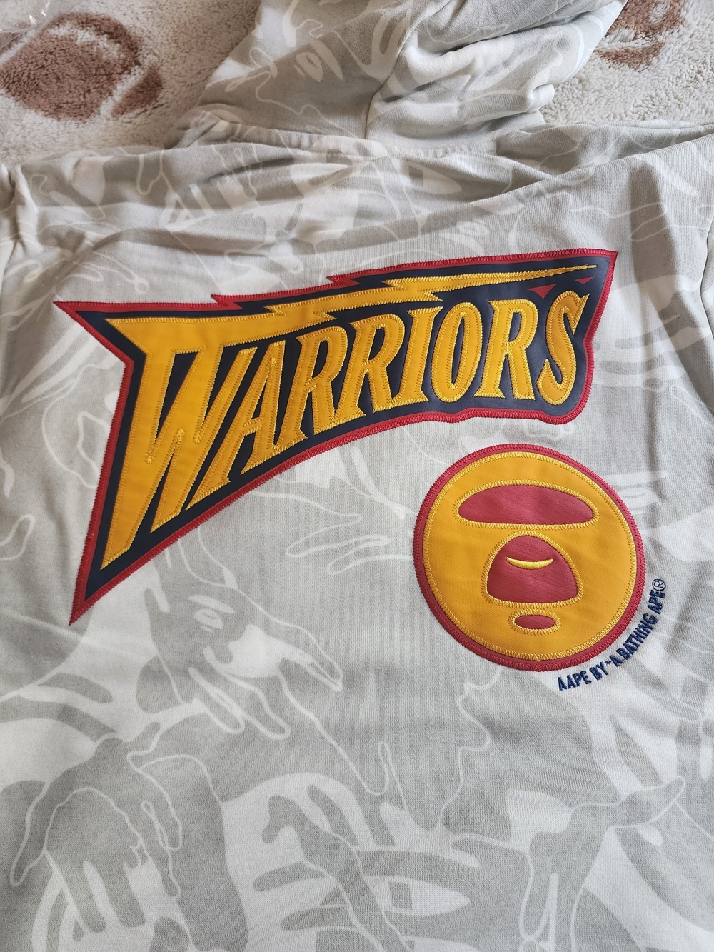 NBA Camo Warriors Aape By Bathing Ape